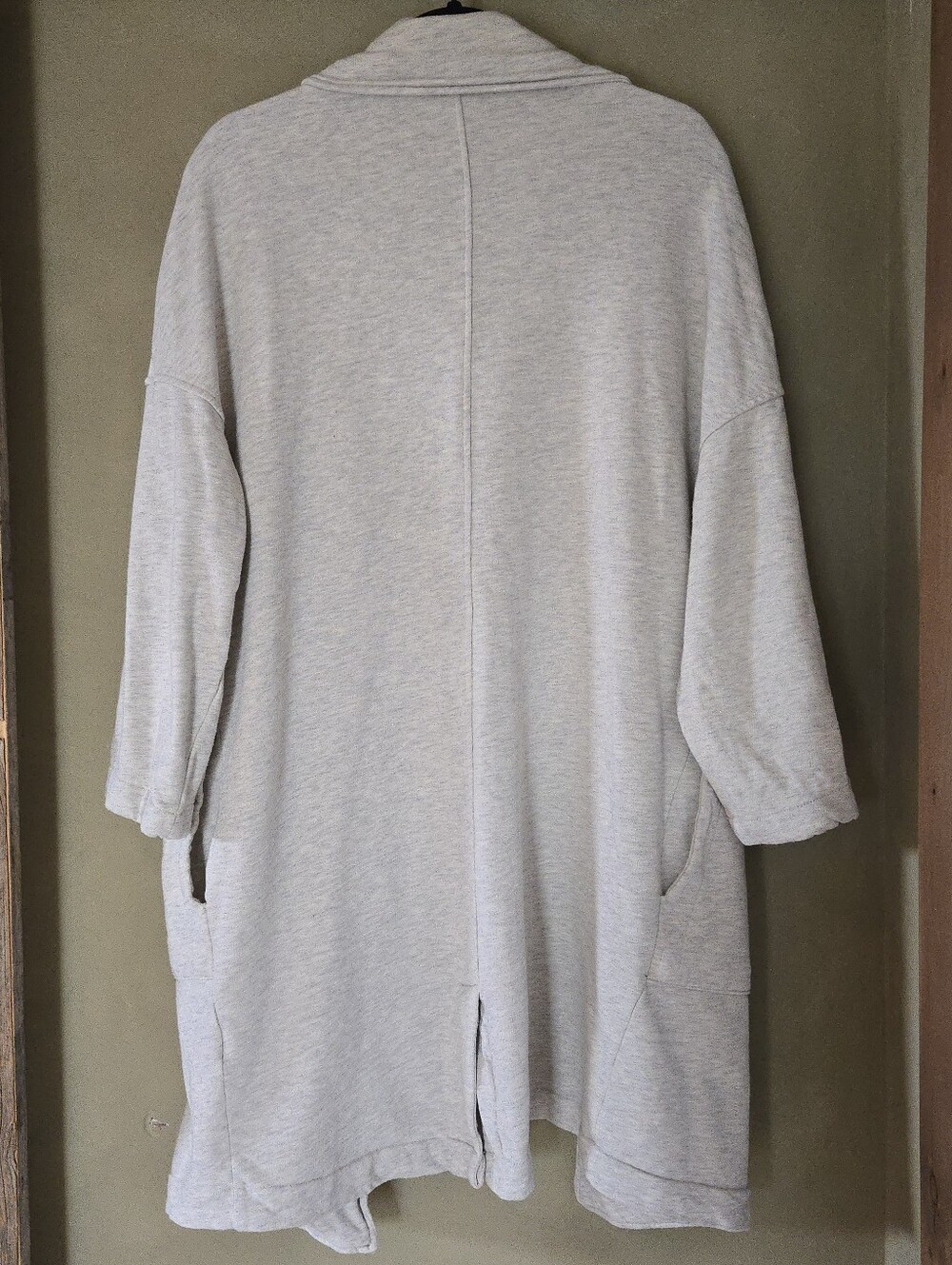 KOTN | Light Gray Terry Sweatshirt, Size S - Picture 3 of 8
